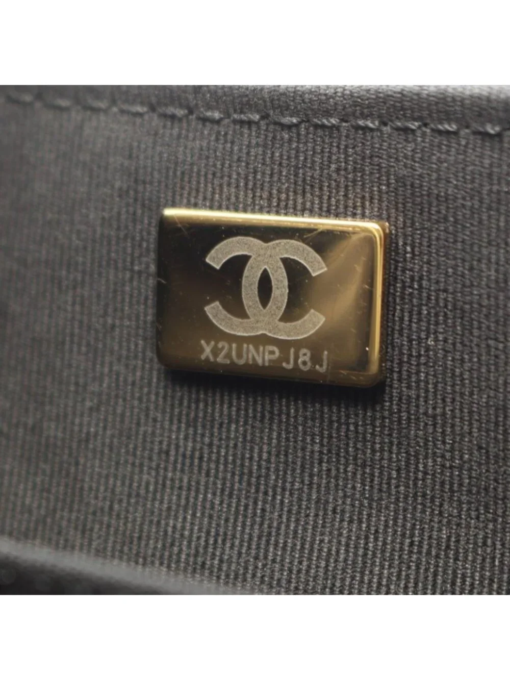 Chanel Shoulder Bag Quilted Top Handle 2-Way Black Lambskin Chain